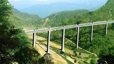 Worlds Tallest Railway Bridge Pier To Come Up In Manipur