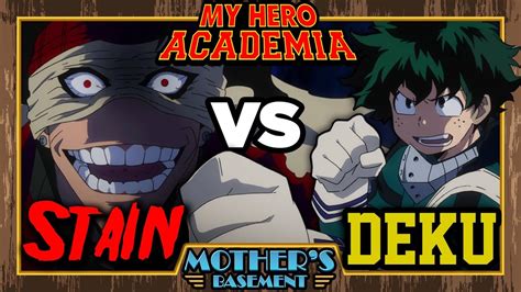 Whats In A Fight My Hero Academia Stain Vs Deku