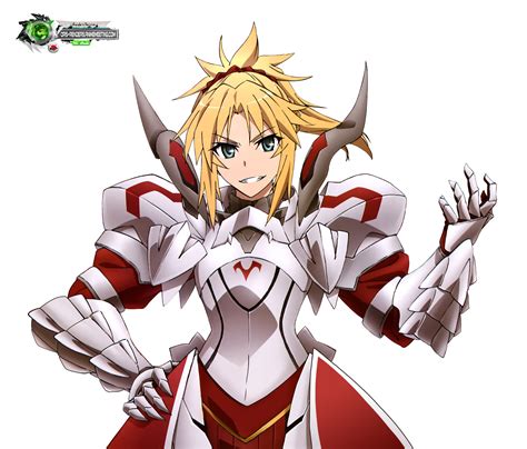Fate Apocrypha Mordred Kakoiii Armor HD Render ORS Anime Renders