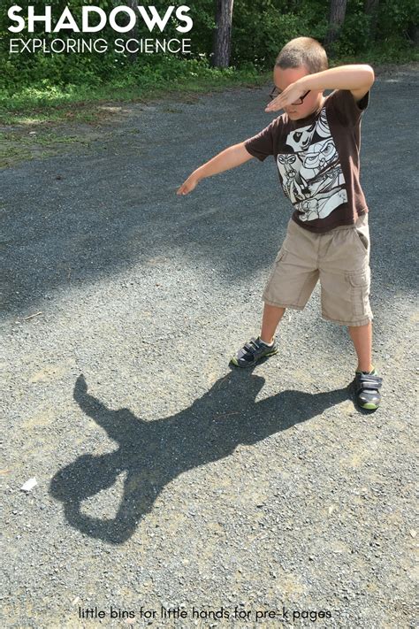 Kids can simply trace any pattern of shadow and light on paper and here's my painted shadow drawing. Science for Kids: Body Shadows - Pre-K Pages