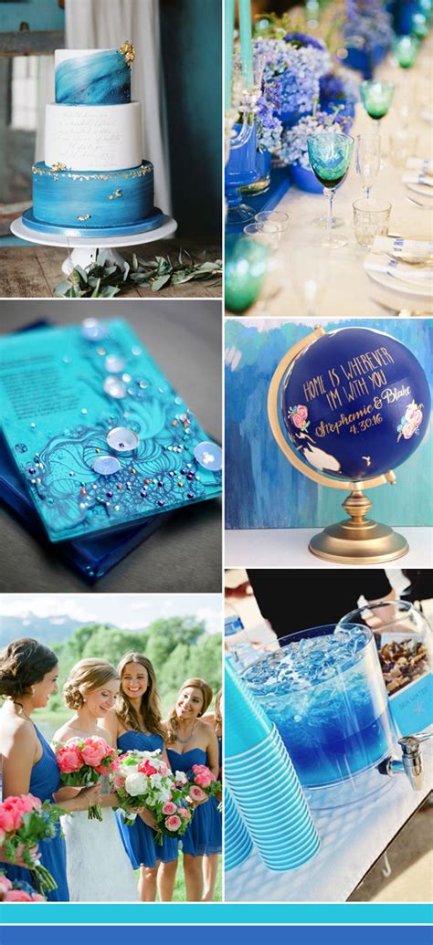The Best Shades Of Blue Wedding Color Ideas For 2017 Stylish Wedd Blog