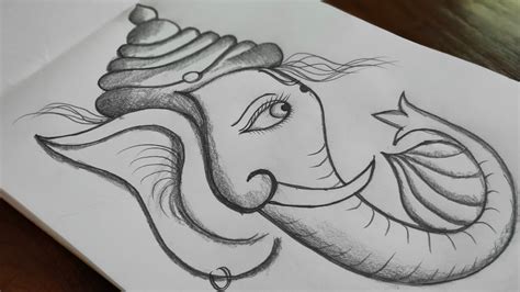 How To Draw Ganeshaeasy Ganesh Drawingganesh Chaturthi Drawingpencil