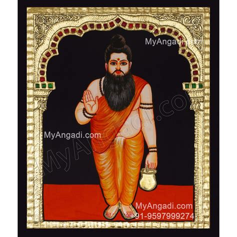 Agathiyar Tanjore Painting Buy Tanjore Paintings Online Shopping In