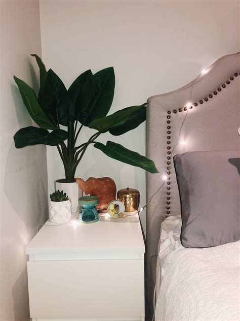 Aesthetic Fake Plants Bedroom Decor