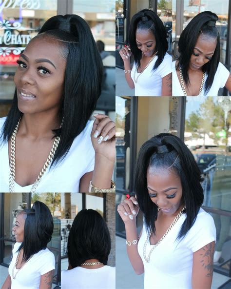 Sew In Bob Hairstyles Weave Ponytail Hairstyles Hair Ponytail Styles