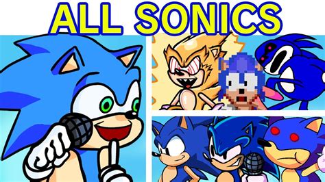 Friday Night Funkin VS All Sonics Sing No Villains FNF Mod Sonic