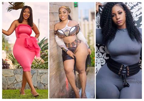 Photos Which Prove That Ghanaian Female Celebs Have The Biggest
