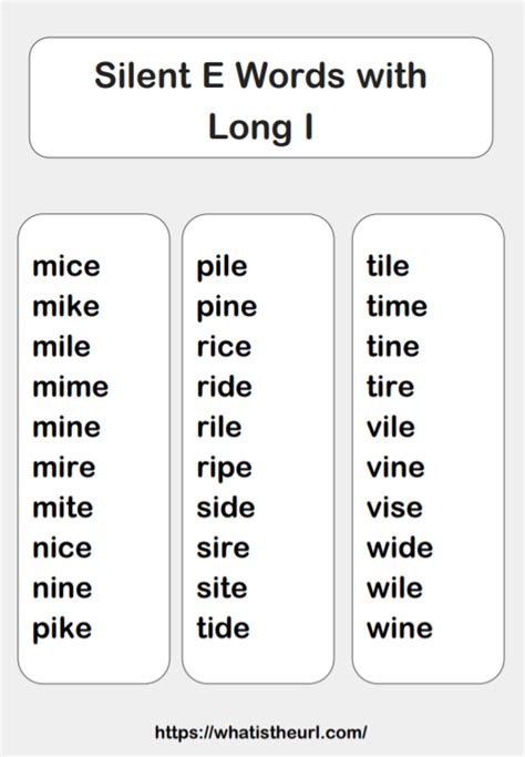 Silent-E-Words-with-Long-I - Your Home Teacher
