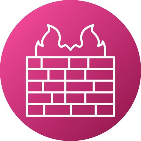 Firewall Icon Style 6755932 Vector Art At Vecteezy