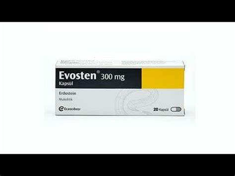 Evosten 300 mg kapsül nedir ve ne için kullanılır? Evosten Nedir, Ne İçin Kullanılır, Ne İşe Yarar, Yan ...