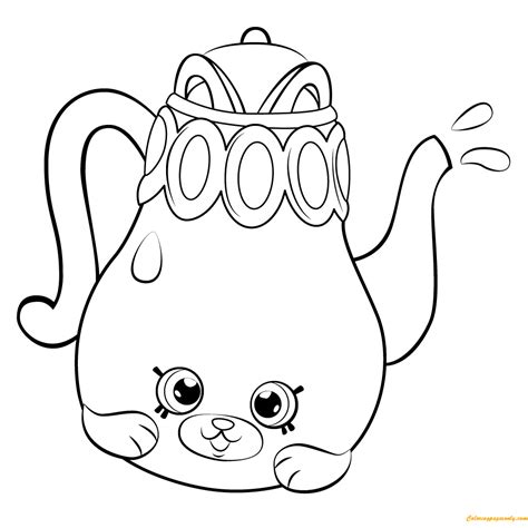 Don't be shy, get in touch. Polly Teapot Shopkin Season 5 Coloring Pages - Toys and ...