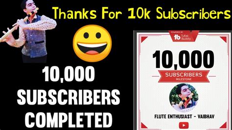 Thanks For 10k Subscribers Youtube