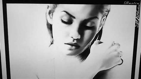 Beautiful Face Portrait Art Drawing Elisha Cuthbert Hd Youtube