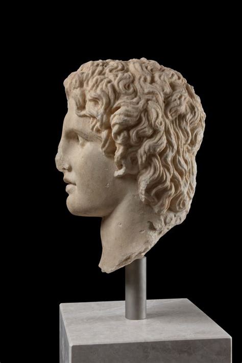 Head Of A Statue Of Alexander The Great Acropolis Museum Official
