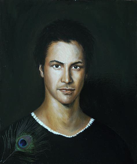 Keanu Reeves Painting By Eva Santi Fine Art America