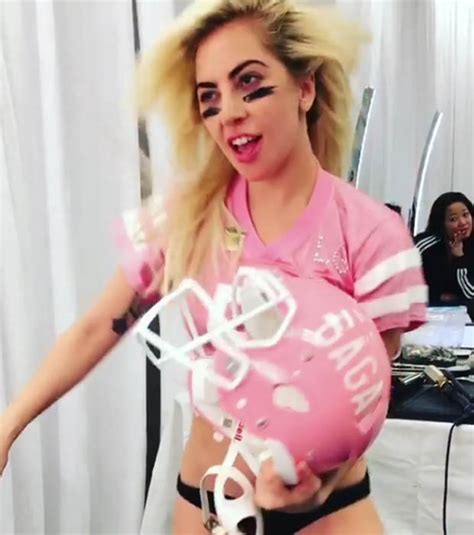 Super Bowl Lady Gaga Gyrates In Underwear Before Half Time Show