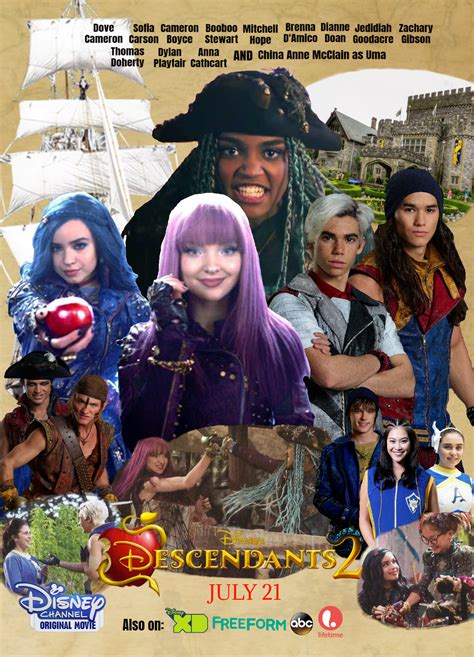 Disneys Descendants 2 Epic Poster2 By Awesomeokingguy0123 On Deviantart