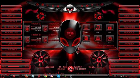 Garnet, wine, mahogany, berry, brick. Alienware Redblack Themes Rainmeter 2013.mp4 - YouTube