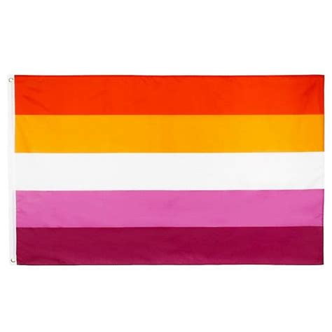 Lesbian Pride Premium Flag 5ft X 3ft With Sewn Hems And Etsy
