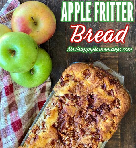 apple fritter bread mrs happy homemaker