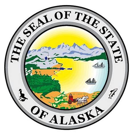 Aufkleber Sticker Usa Alaska Siegel Aufkleber Sonderformen Sticker And Diverse Flaggenshop24