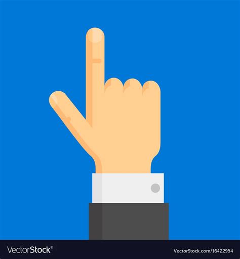 Pointing Finger Hand Royalty Free Vector Image Vector Free Pointing