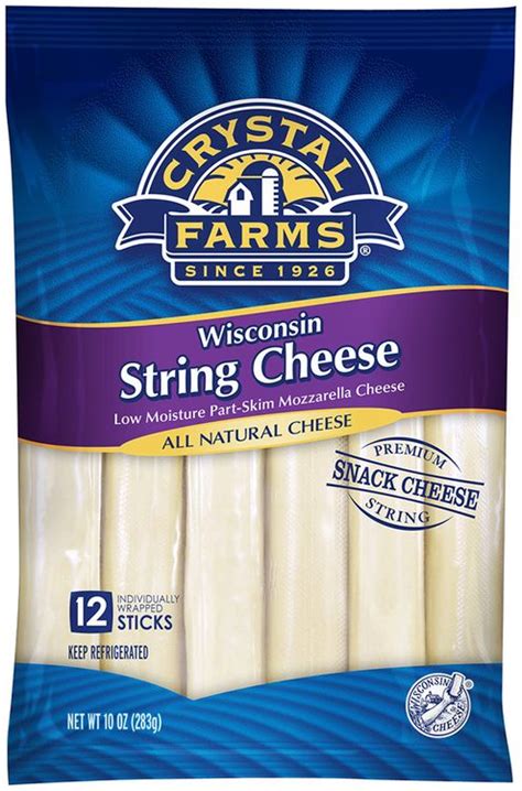 So sesiapa yang nak order mozarella string cheese boleh berkunjung di area putatan berdepan servay putatan di kiosk oren. Crystal Farms® Wisconsin Mozzarella String Cheese Reviews 2020