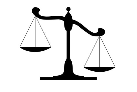 Scales Of Justice Uneven Clipart Best
