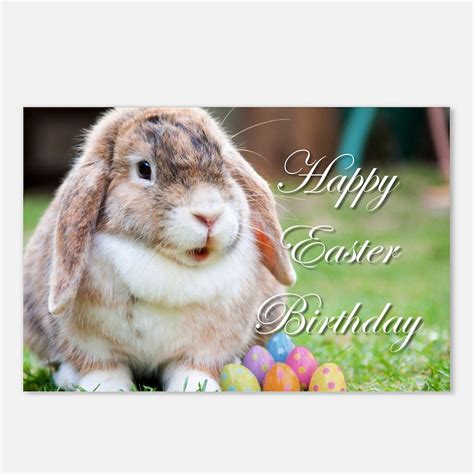 Happy Birthday Bunny Postcards Happy Birthday Bunny Post Card Design
