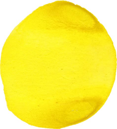 9 Yellow Watercolor Circle (PNG Transparent) Vol.2 | OnlyGFX.com