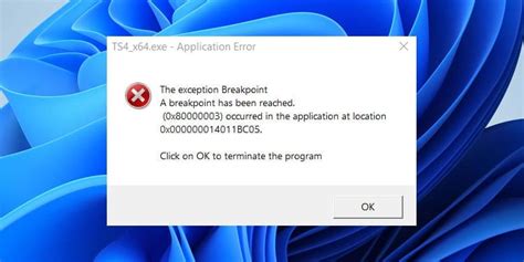 Fix The Exception Breakpoint Has Been Reached Tech News Today