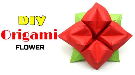 Easy Origami Flower Without Glue Atilawifi