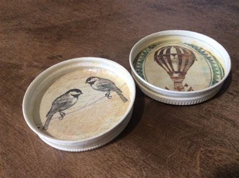 Mason Jar Lid Magnets Set of 2 by FarmhouseHeart on Etsy ...