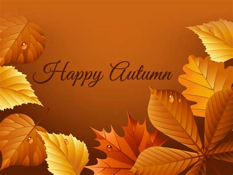 Fall Autumn Email Stationery Stationary Happy Autumn