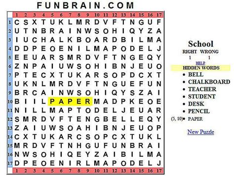 14 Places To Create Your Own Free Word Search Puzzles Free Word