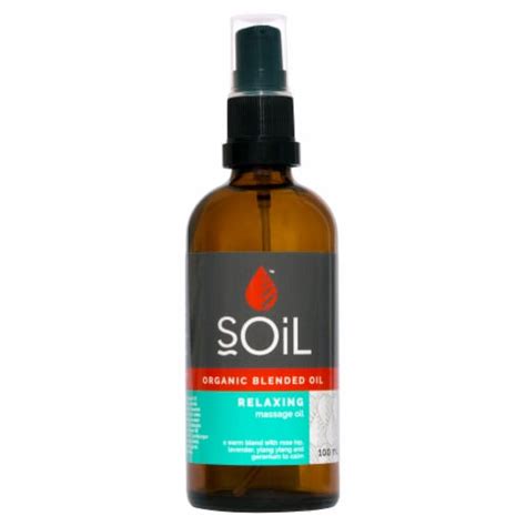 Soil Organic Relaxing Massage Blended Oil 100ml 100ml Kroger