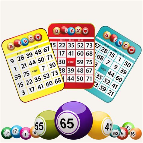 grupo de cartões do bingo ilustração do vetor ilustração de quatro 86145588