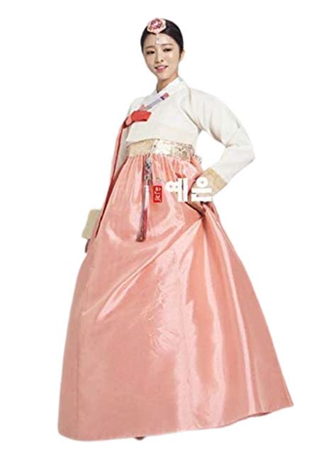 Buy Modernized Korean Hanbok Dress Korean Traditional Modern Hanbok High Waist Dress White