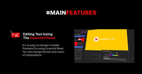Now lower thirds are easier than ever. Youtube Essential | After Effects Template and Premiere on ...
