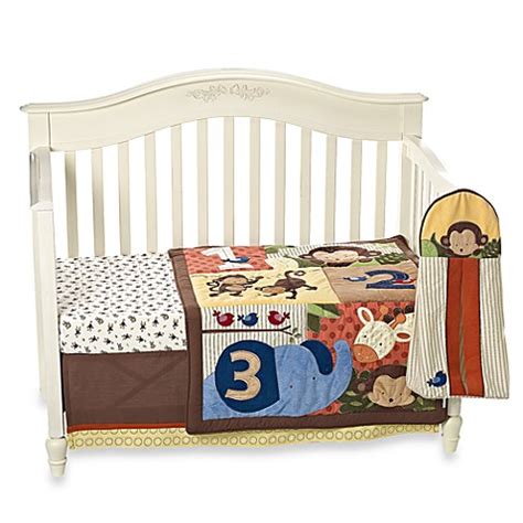 Discover bedding sets on amazon.com at a great price. kidsline™ Jungle 1,2,3 8-Piece Crib Bedding Set and ...