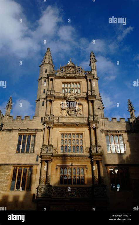 Bodleian Library Oxford University Oxfordshire England Uk Stock