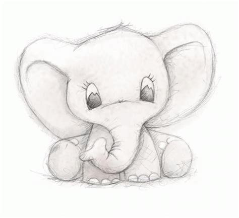The Best 13 Dibujos De Elefantes A Lapiz Faciles Artquietly