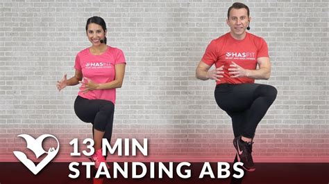 Standing Abs Workout At Home Min Ab Workout Standing Up Cardio Abdominal Exercises Youtube