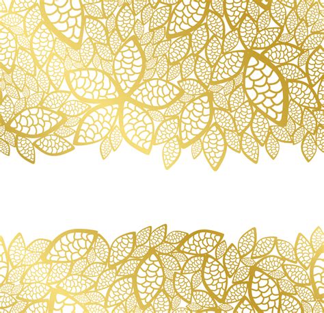 Yellow Leaf Graphic Design Gold Gold Plant Pattern Transparent 17d