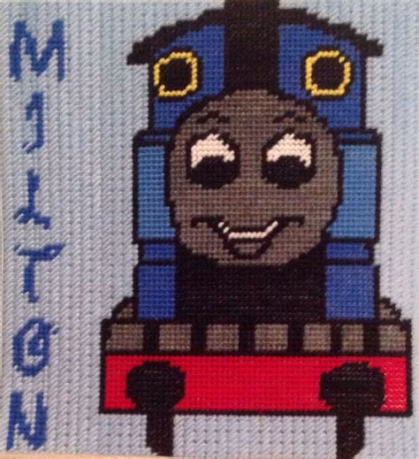 Free thomas the tank cross stitch patterns. Cross Stitch Thomas the Train with name (MILTON) by ...