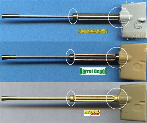 Warrior 30mm L21a1 Rarden Cannon Comparison