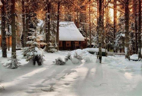 Beautiful Cozy Winter Cottage