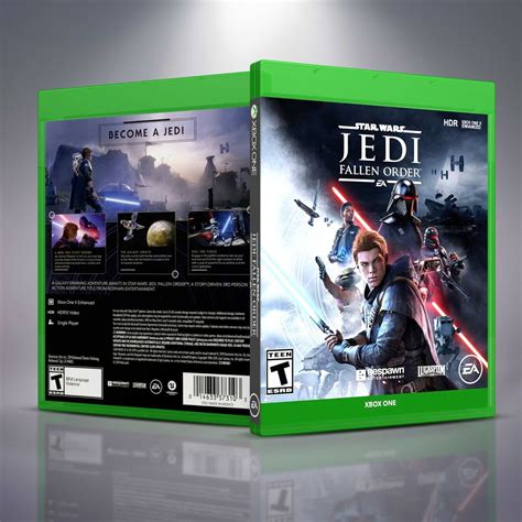 Star Wars Jedi Fallen Order Replacement Xbox One Cover And Case No