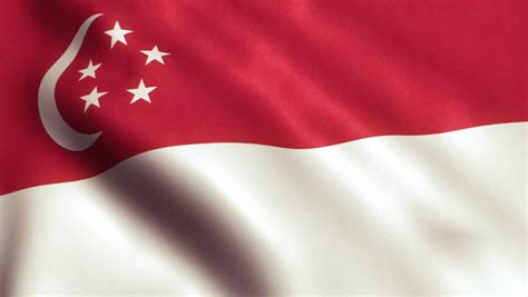 Vector files are available in ai, eps. Singapore Close Up Waving Flag - HD Loop Stock Footage ...