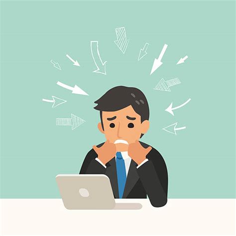 Best Frustrated Computer Illustrations Royalty Free Vector Graphics